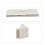 Relaxdays Regalsystem, 5 Stoff-Schubladen, universale Schubladenbox, Metall und Holz, HxBxT: 77,5 x 83 x 29 cm, beige, Design F