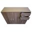 Redstone Nussbaum dunkel – Sideboard Schrank 3 Türen + 2 Schubladen – Holz Schrank Brust Einheit