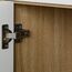 CARO-Möbel Kommode Sideboard Schrank Tommy in Sonoma Eiche/weiß, Anrichte Highboard mit Schublade und 2 Türen