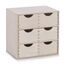 Zeller 13192 Schubladenelement, 6-er, Birke 28 x 20 x 28 cm, Sonstige