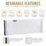 RAPTUROUS 3er Pack Schubladenunterteiler „12,7 cm hoch und erweiterbar von 33-56 cm, Dresser Drawer Organizers“ Verstellbare Schubladen-Organisationstrenner