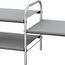 Simple Houseware 2-stufiger Schuhregal-Aufbewahrungsorganisator, Grau