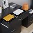 Vida Designs Riano Kommoden & Sideboards, Mitteldichte Holzfaserplatte, Schwarz, Standard