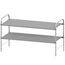 Simple Houseware 2-stufiger Schuhregal-Aufbewahrungsorganisator, Grau