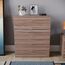 Vida Designs Kommoden & Sideboards, Mitteldichte Holzfaserplatte, Walnuss, Standard