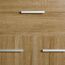 CARO-Möbel Kommode Sideboard Schrank Tommy in Sonoma Eiche, Anrichte Highboard mit Schublade und 2 Türen