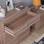 Vida Designs Riano Kommode mit 4 Schubladen und Metallgriffen, Walnuss, Schlafzimmermöbel