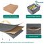 YITAHOME Kommode mit Schubladen, Schrank mit 5 Schubladen aus Stoff, Aufbewahrungskommode Industrial Stil für Schlafzimmer, Wohnzimmer, Kinderzimmer, Flur, Aufbewahrungsschrank (Dunkelgrau)