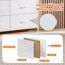 Sweetcrispy Kommode für Schlafzimmer, breite Schublade Kommode, 8 Stoffschubladen mit Griffen, Schrank, TV Stand für Schlafzimmer, Schrank, Wohnzimmer, Kinderzimmer