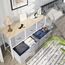 YITAHOME Kommode mit Schubladen, Schrank mit 5 Breiten Schubladen aus Stoff, Aufbewahrungskommode Industrial Stil für Schlafzimmer, Wohnzimmer, Kinderzimmer, Flur, Aufbewahrungsschrank (Hellgrau)