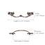 JETLAND Schubladengriffe, Möbelgriffe im französischen Provinzbereich, antikes Messing, 10,2 cm Lochmitte, Vintage-Shabby-Chic-Griffe für Kommode, Nachttisch, Schrank, PW1619ABR102, 4 Stück