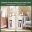 SoBuy Nachttisch schmal Nachtschrank Beistelltisch mit Schublade und Ablage Nachtkästchen Nightstand für Schlafzimmer Wohnzimmer Weiß B20 x T35 x H60 cm FBT111-W