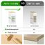 SoBuy Nachttisch schmal Nachtschrank Beistelltisch mit Schublade und Ablage Nachtkästchen Bedside Table für Schlafzimmer Wohnzimmer Weiß B25 x T40 x H60 cm FBT111-II-WN