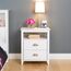 Prepac yaletown 2 Schubladen hoch Nachttisch – weiß Transitional 2 Drawer weiß