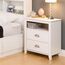 Prepac yaletown 2 Schubladen hoch Nachttisch – weiß Transitional 2 Drawer weiß
