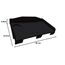 Modern Innovations Nachttischregal für Bett, Studentenwohnheim, Etagenbett-Regal/Caddy für obere Etagenbett, Nachttisch-Tablett mit Kordel und Getränkehalter zur Tischaufbewahrung (schwarz)