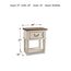 Signature Design by Ashley B743-93 Realyn Nightstand, Chipped White