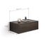 MOBILI FIVER, Riccardo Nachttisch, Nussbaum Dunkel, Made In Italy