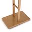 Versa Lund Moderner und multifunktionaler Herrendiener mit 2 Haken oder Aufhängern für Männer- oder Damenkleidung, Maßnahmen (H x L x B) 100 x 20 x 52 cm, Stahl, Farbe: Gold