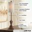 Bertie Buffet-Tischlampen im traditionellen Stil, 71,1 cm hoch, 2 Stück, warmbraun, Holzton, Dekoration für Wohnzimmer, Schlafzimmer, Haus, Nachttisch, Heimbüro, Regency Hill