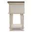 Signature Design by Ashley B743-93 Realyn Nightstand, Chipped White