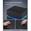 VASAGLE Kailyn Kollektion - Nachttisch 2er Set, LED-Beleuchtung, Beistelltisch, Sofatisch 3 Schubladen, Nachtschrank Schlafzimmer Wohnzimmer, modern, 35 x 40 x 55 cm, ebenholzschwarz LET0830B01