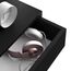 MOBILI FIVER, Riccardo Nachttisch, Esche, Schwarz, Made In Italy