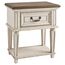 Signature Design by Ashley B743-93 Realyn Nightstand, Chipped White