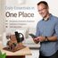 Eterluck Holz-Dockingstation für Herren, Nachttisch-Organizer-Set mit RFID-blockierender Leder-Geldbörse, Ladestation, Handy-Ständer, Tablet-Ständer, Ehemann-Geschenke von der Frau, für Papa – Walnuss