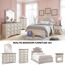 Signature Design by Ashley B743-93 Realyn Nightstand, Chipped White