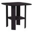 Furinno Simple Design Beistelltisch, Holz, Dunkle Walnuss, 50.8 x 50.8 x 49.78 cm