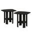Furinno Simple Design Beistelltisch, Holz, Espresso, 50.8 x 50.8 x 49.78 cm