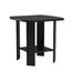Furinno Simple Design Beistelltisch, Holz, Espresso, 50.8 x 50.8 x 49.78 cm