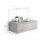 MOBILI FIVER, Riccardo Nachttisch, Grauer Beton, Made In Italy