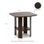 Furinno Simple Design Beistelltisch, Dunkelbraun, 50.8 x 50.8 x 49.78 cm
