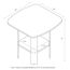 Furinno Simple Design Beistelltisch, Holz, Dunkle Walnuss, 50.8 x 50.8 x 49.78 cm