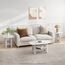 Furinno Simple Design End-/Beistelltisch, Weiß, 2er-Set