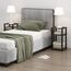Furinno Just 3-stufiger Turn-N-Tube-Nachttisch mit offenem Stauraum, 1er-Pack, Columbia Walnuss/Schwarz
