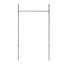 Umbra Anywhere Rod Ausziehbare Vorhangstange und Raumteiler, mobile Teleskop- und Klemmvorhangstange, Montage ohne Bohren und Schrauben, D25mm, 91-168 cm, Matt Schwarz