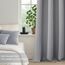 MRTREES Vorhang Blickdicht Gardinen Thermovorhang mit Ösen Verdunklungsvorhang Ösenschal Vorhänge Kurz Modern 137×117cm(H×B) Hellgrau 2er Set für Hotels Büros Wohnzimmer Schlafzimmer Kinderzimmer