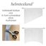heimtexland ® Fadenstore Fadengardine Fadenvorhang Zuschneidbar Ösen Raumteiler Gardine Vorhang Insektenschutz Türvorhang Ökotex Typ123 Weiß HxB 160x148 cm