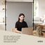 Umbra Anywhere Rod Ausziehbare Vorhangstange und Raumteiler, mobile Teleskop- und Klemmvorhangstange, Montage ohne Bohren und Schrauben, D25mm, 91-168 cm, Matt Schwarz