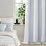 MRTREES Vorhang Blickdicht Weiß-grau mit Ösen 2er Set, 220 cm Lang, 140 cm Breit, Blickdichte Vorhänge Thermovorhänge Gegen Kälte Gardinen Wohnzimmer Schlafzimmer Blackout Curtain