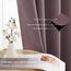 MRTREES Vorhang Blickdicht Gardinen Thermovorhang mit Ösen Verdunklungsvorhang Ösenschal Vorhänge Kurz Modern 167×117cm(H×B) Altrosa 2er Set für Hotels Büros Wohnzimmer Schlafzimmer Kinderzimmer