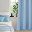 MRTREES Vorhang Blickdicht Gardinen Thermovorhang mit Ösen Verdunklungsvorhang Ösenschal Vorhänge Kurz Modern 228×117cm(H×B) Hellblau 2er Set für Hotels Büros Wohnzimmer Schlafzimmer Kinderzimmer
