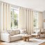 MRTREES Gardinen Blickdicht mit Ösen Wohnzimmer Modern 2er Set, Blickdichte Vorhänge Schlafzimmer 225 cm Lang 140 cm Breit, Vorhang Abdunkelnd für Kinderzimmer Fenster, Cremeweiß