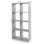 Vicco Raumteiler Scutum, Beton, 143 x 72 cm, zur Nutzung als Raumteiler oder offenes Bücherregal