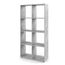 Vicco Raumteiler Scutum, Beton, 143 x 72 cm, zur Nutzung als Raumteiler oder offenes Bücherregal