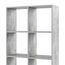 Vicco Raumteiler Scutum, Beton, 143 x 72 cm, zur Nutzung als Raumteiler oder offenes Bücherregal