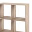 Vicco Raumteiler Tetra, Sonoma, 72.6 x 72 cm, zur Aufbewahrung und Präsentation von Büchern oder Dekoboxen